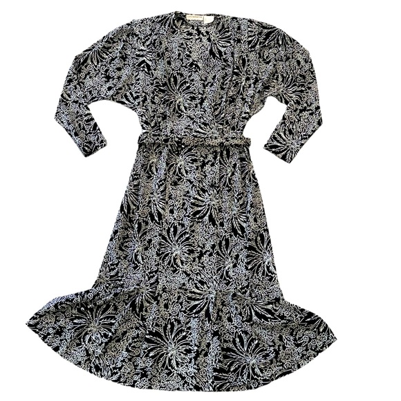 Vintage Semi Sheer Floral Dress - Picture 1 of 16